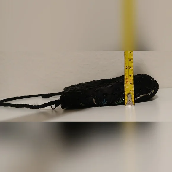 Carolyne Barton Beaded Black Evening Bag - Picture 14 of 16